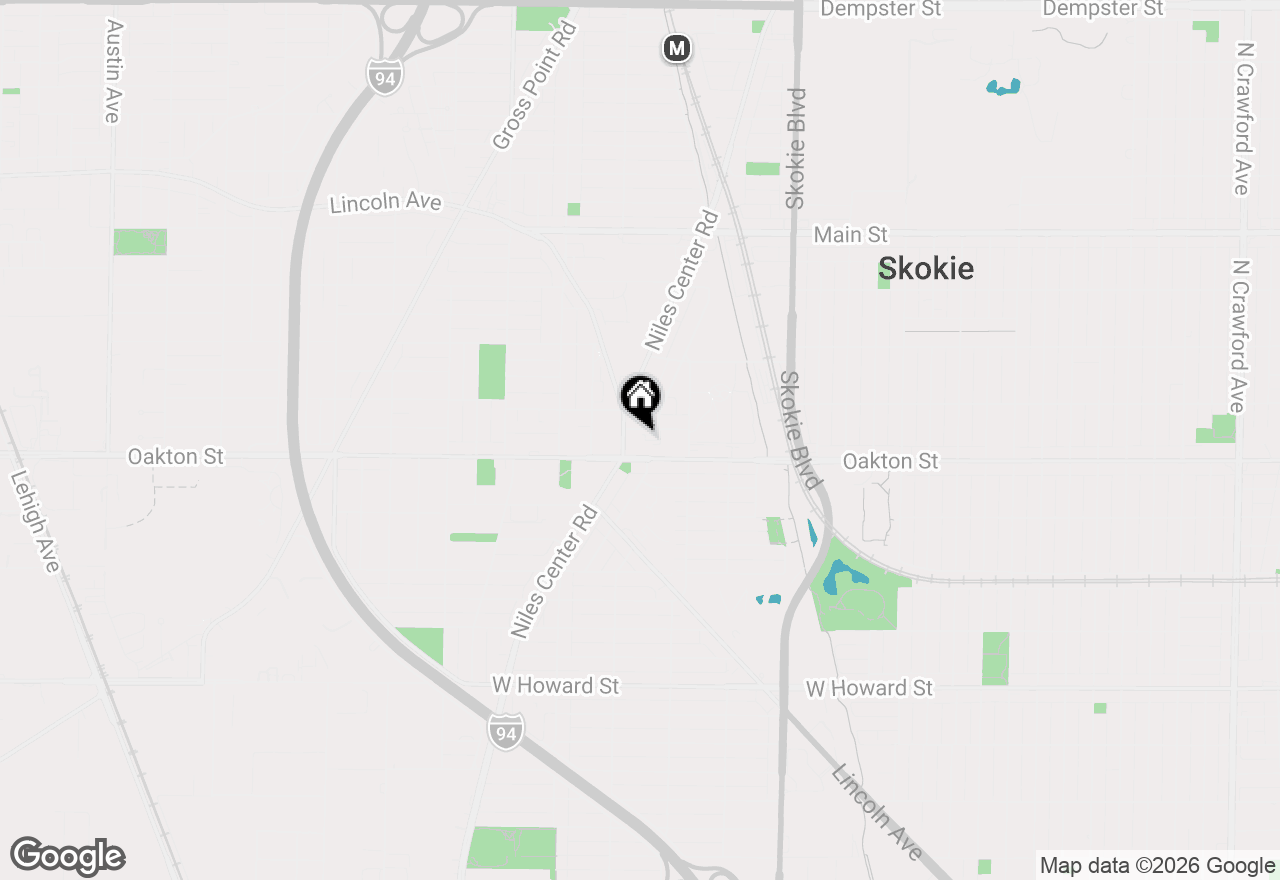 Map of 8029 Lincoln Avenue, Skokie, IL 60077