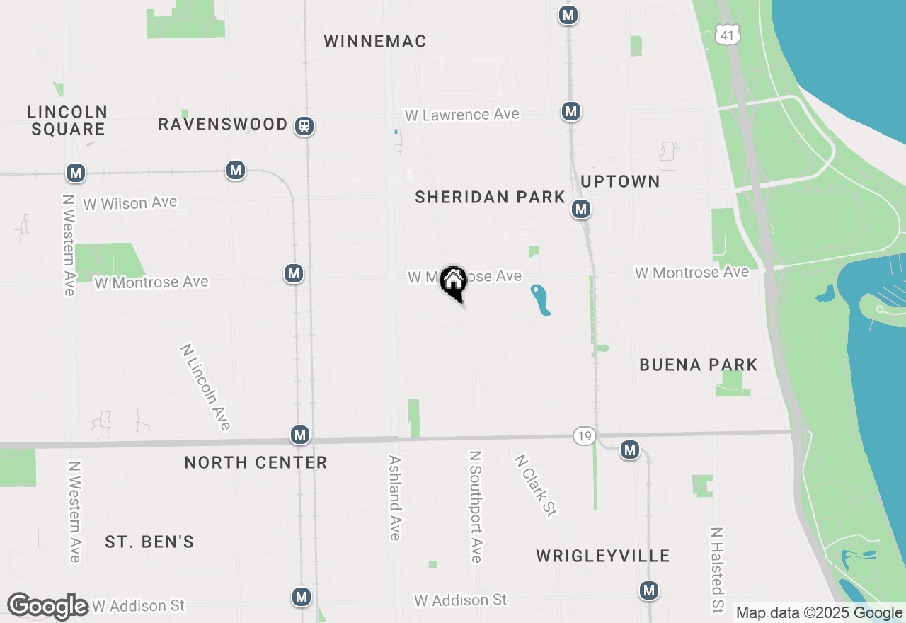 Map of 4306 N Clark Street #1, Chicago, IL 60613