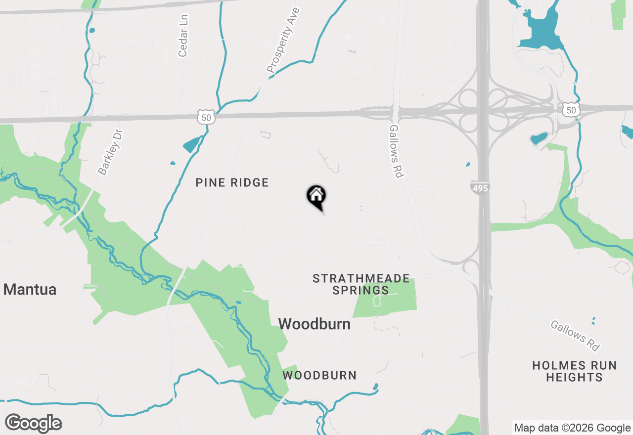 Map of 3274 Applegate Court, Annandale, VA 22003