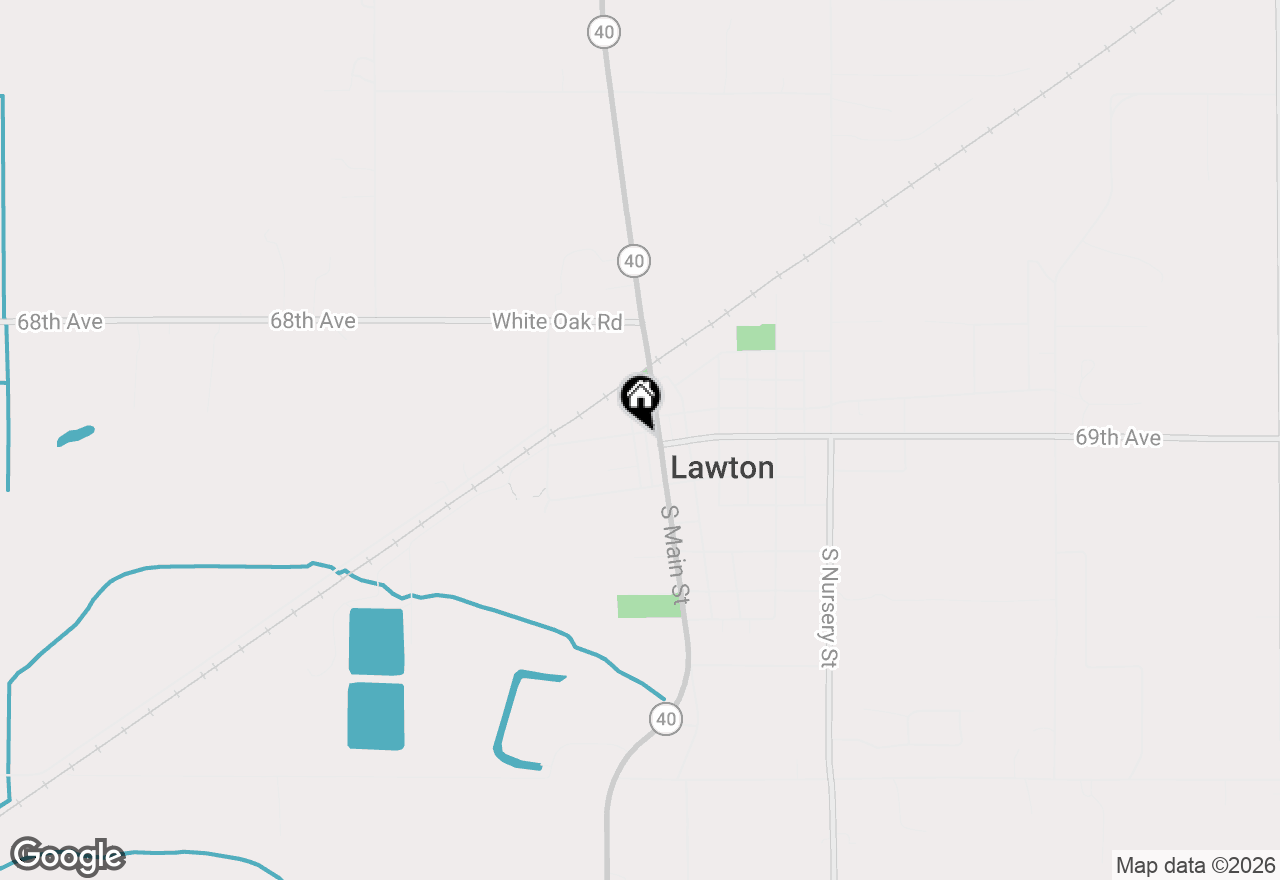 Map of 120 Union Street, Lawton, MI 49065