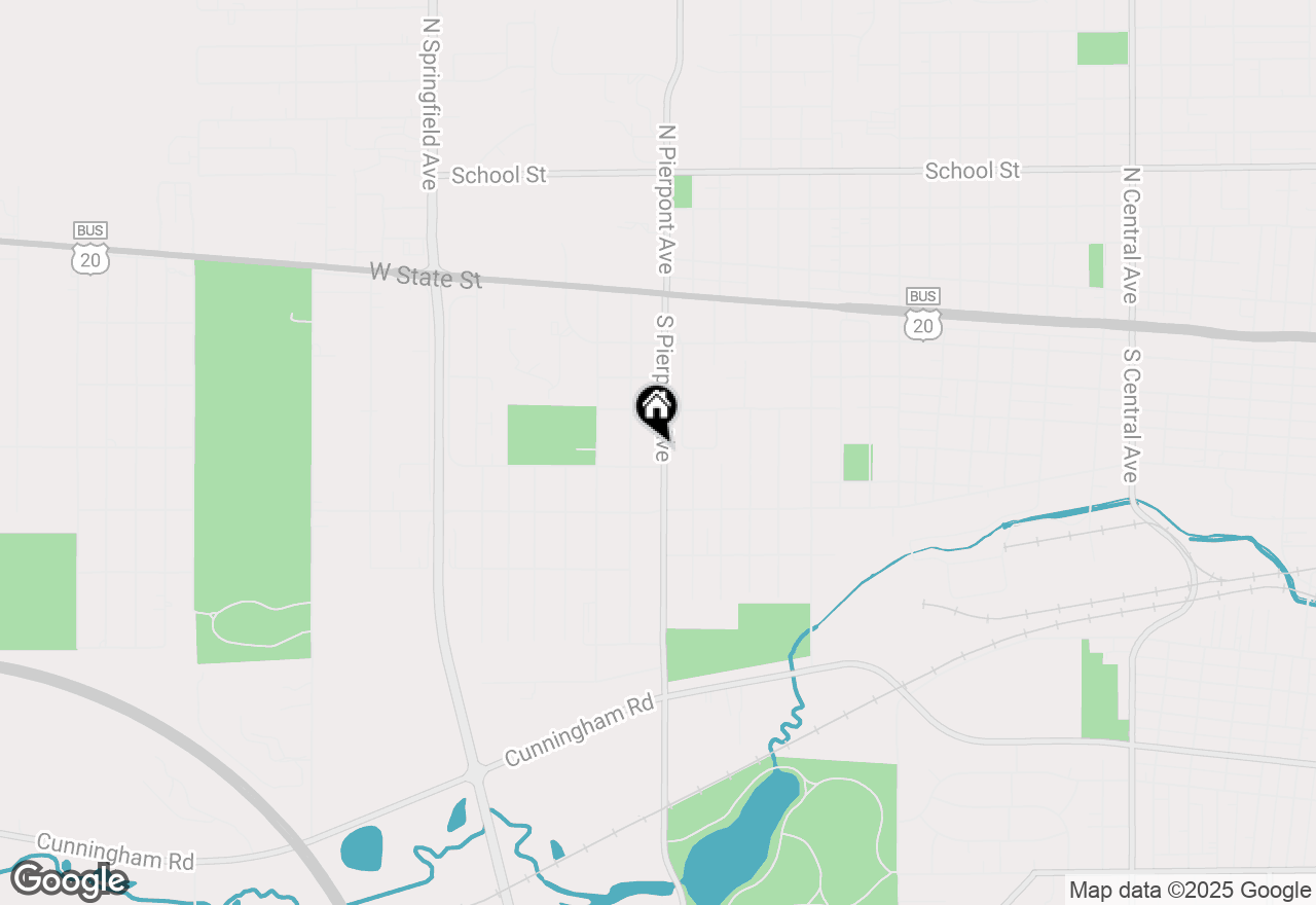 Map of 433 S Pierpont Avenue, Rockford, IL 61102