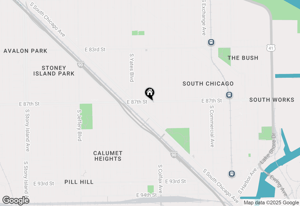 Map of 8700 S Kingston Avenue, Chicago, IL 60617