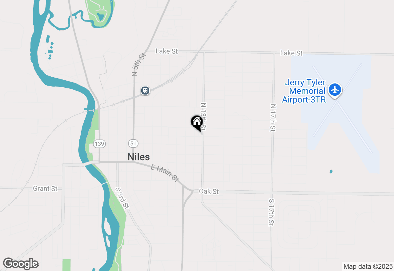 Map of 501 & 505 N 12th Street, Niles, MI 49120