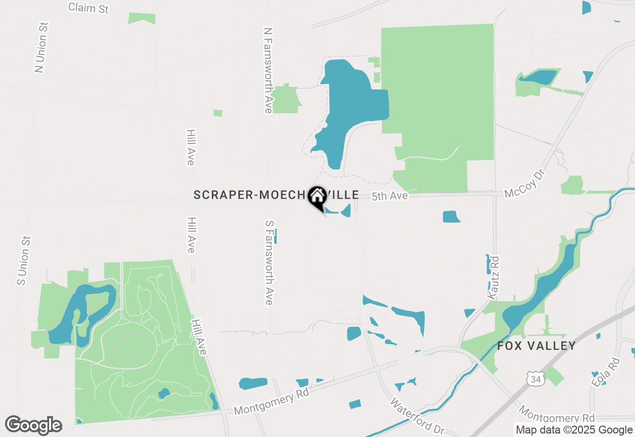 Map of 606 Four Seasons Boulevard, Aurora, IL 60504