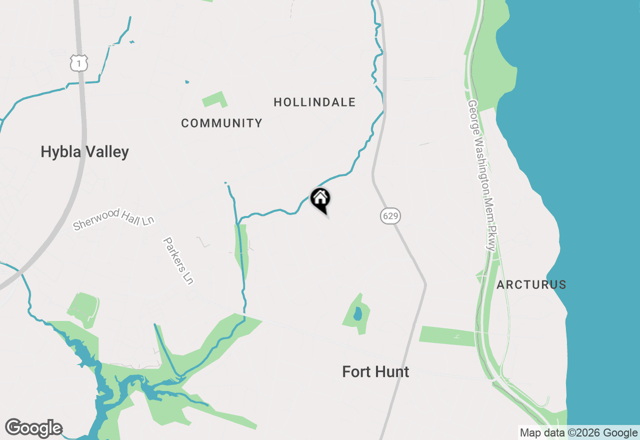 Map of 7909 Fairfax Road, Alexandria, VA 22308