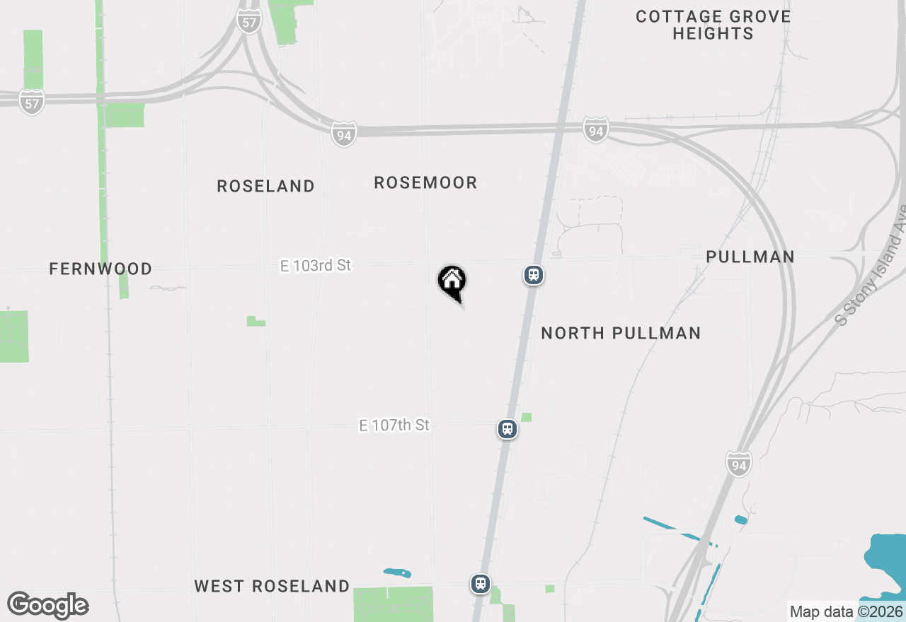 Map of 10411 S Vernon Avenue, Chicago, IL 60628