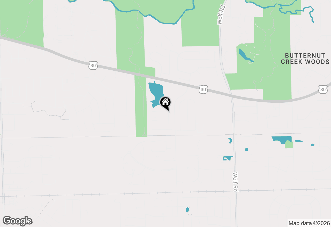 Map of 21334 Sage Brush Lane, Mokena, IL 60448
