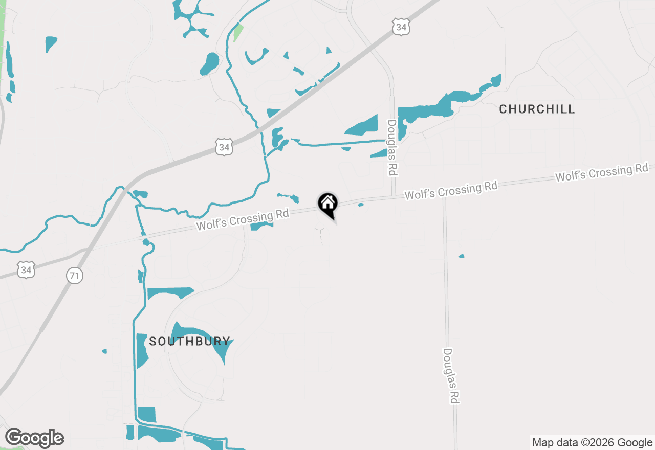 Map of 115 Piper Glen Avenue, Oswego, IL 60543