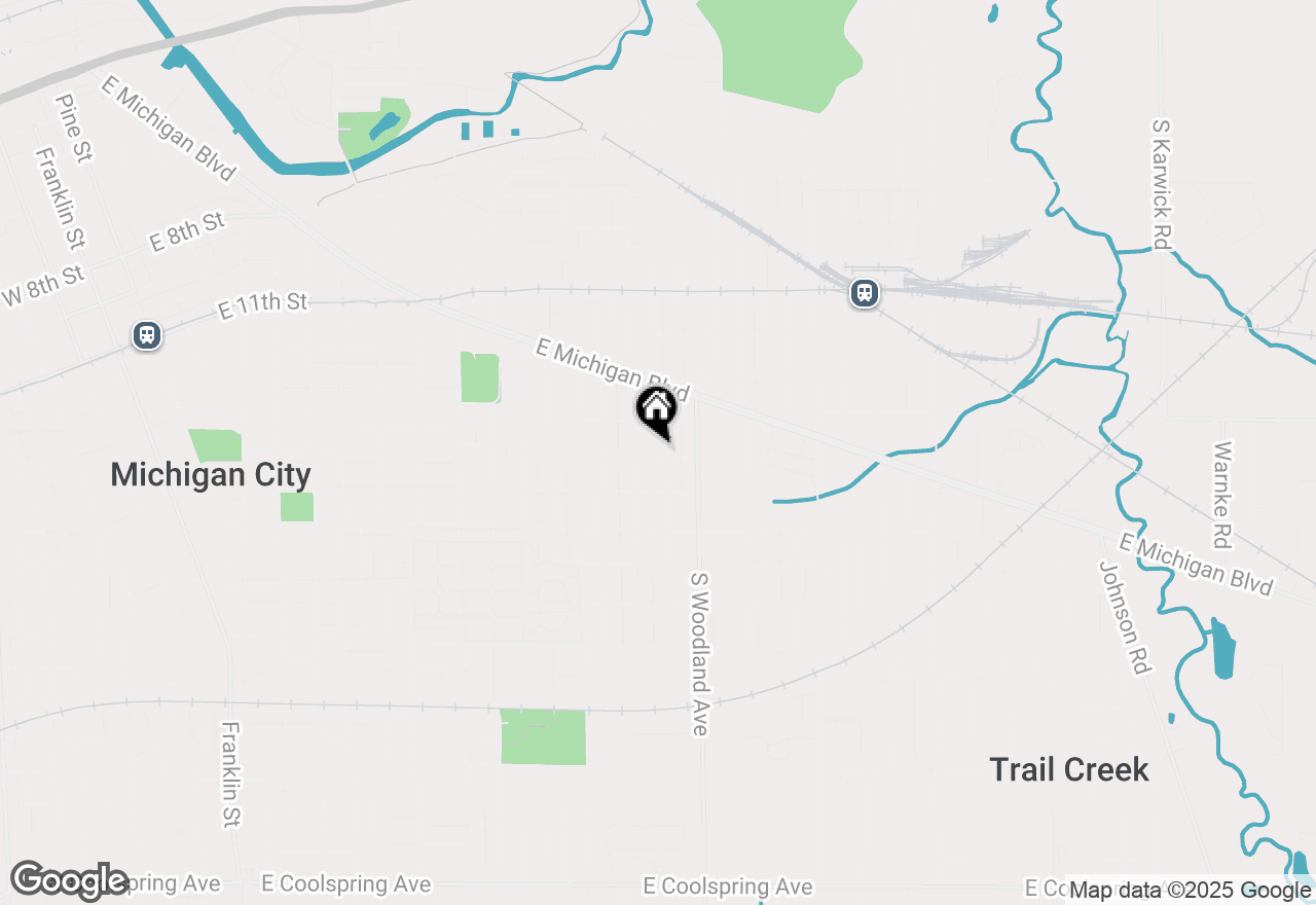 Map of 227 Short Street, Michigan City, IN 46360