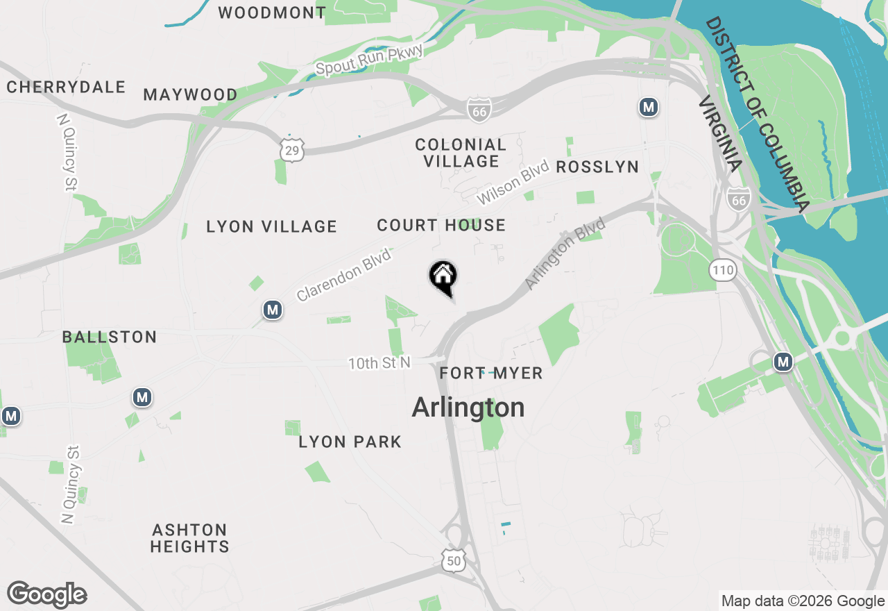 Map of 2203 12th Court N #38, Arlington, VA 22201