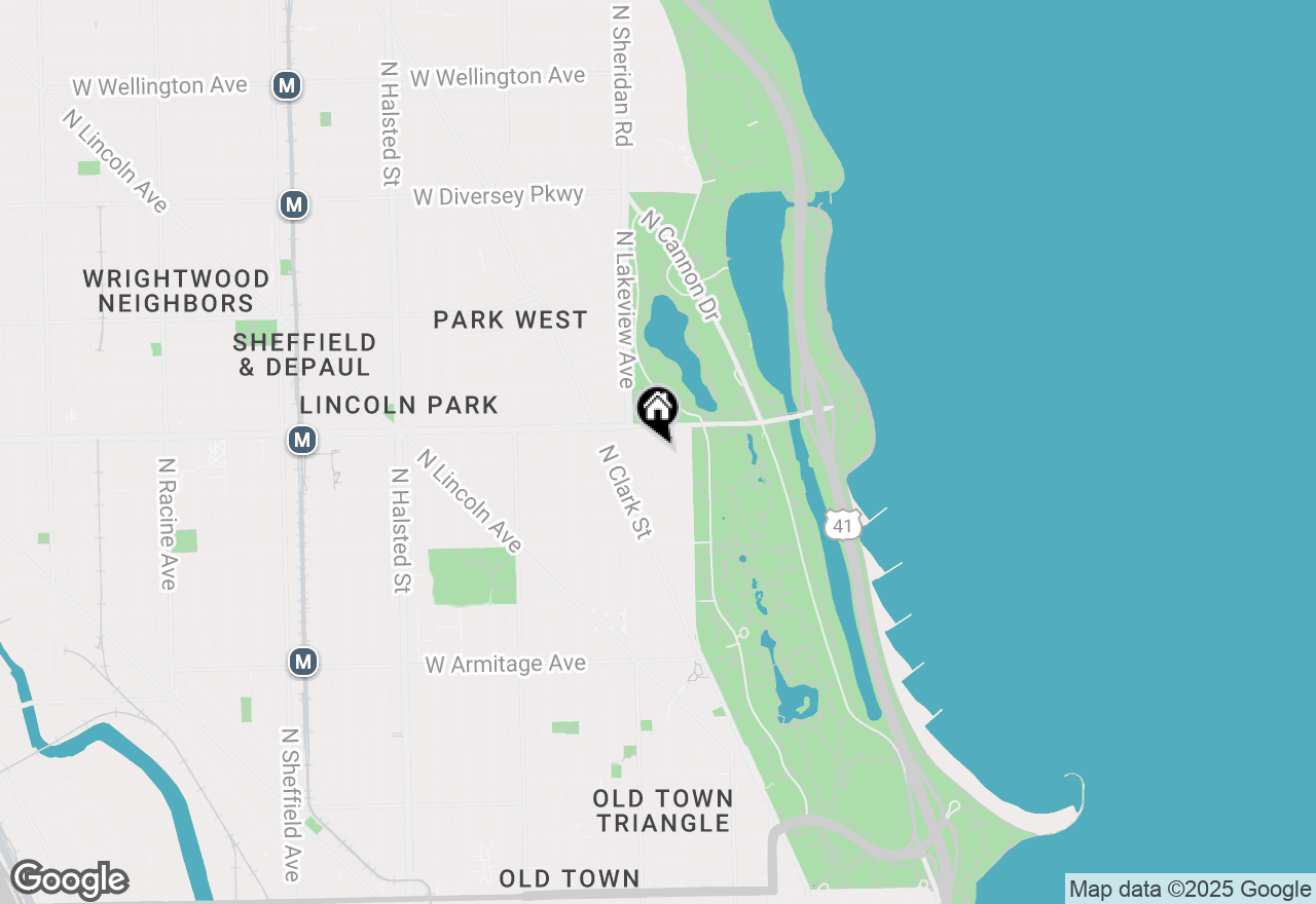 Map of 2339 N Commonwealth Avenue #4C, Chicago, IL 60614