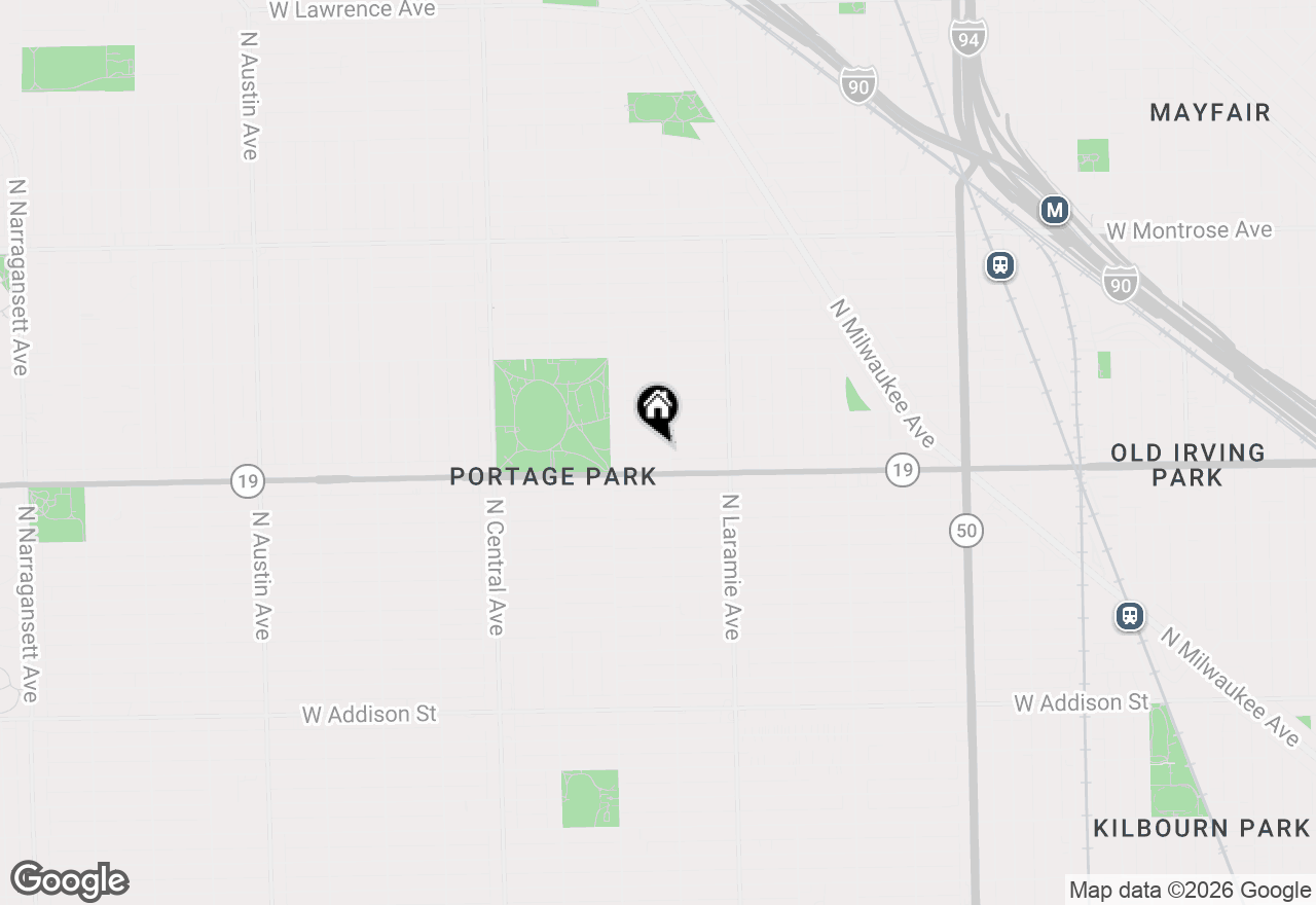 Map of 5311 W Cuyler Avenue, Chicago, IL 60641