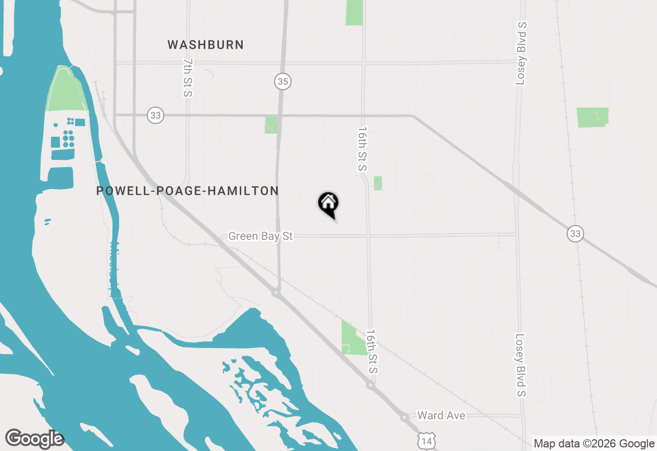 Map of 1400 Redfield St #6, La Crosse, WI 54601
