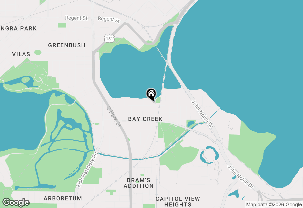 Map of 514 W Lakeside Street, Madison, WI 53703