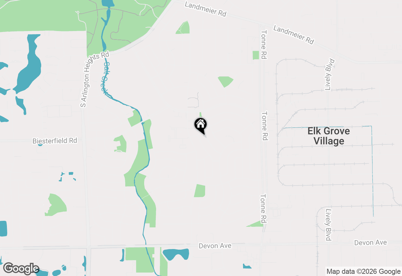 Map of 935 Elmwood Lane, Elk Grove Village, IL 60007