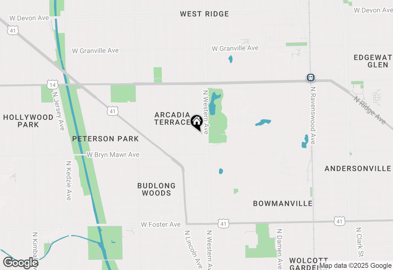 Map of 5700 N Artesian Avenue #2S, Chicago, IL 60659