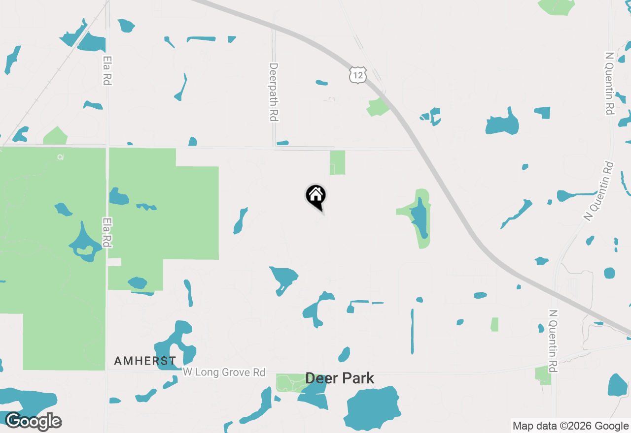 Map of 23056 Foxridge Court, Deer Park, IL 60010