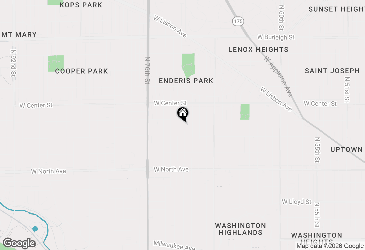 Map of 2555 N 72nd St, Wauwatosa, WI 53213