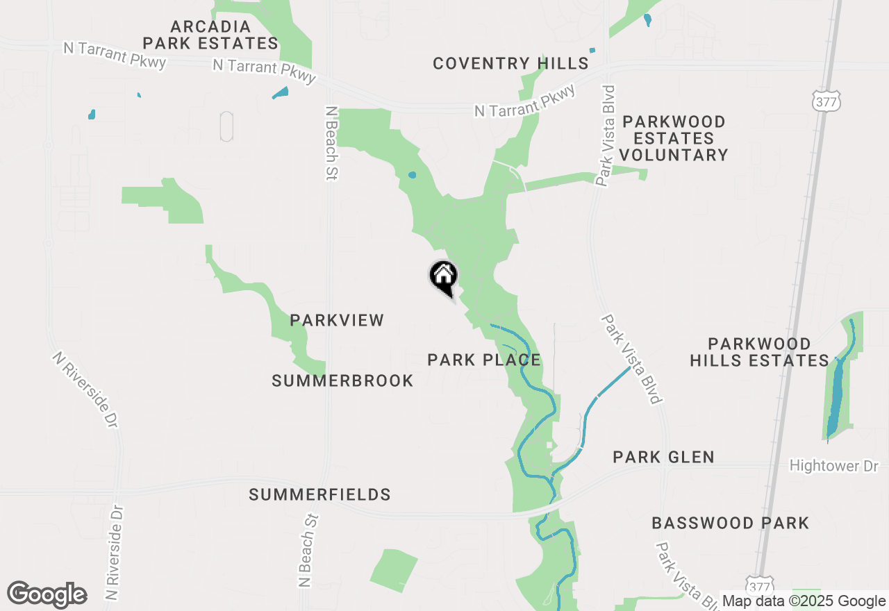 Map of 4763 Parkmount Drive, Fort Worth, TX 76137