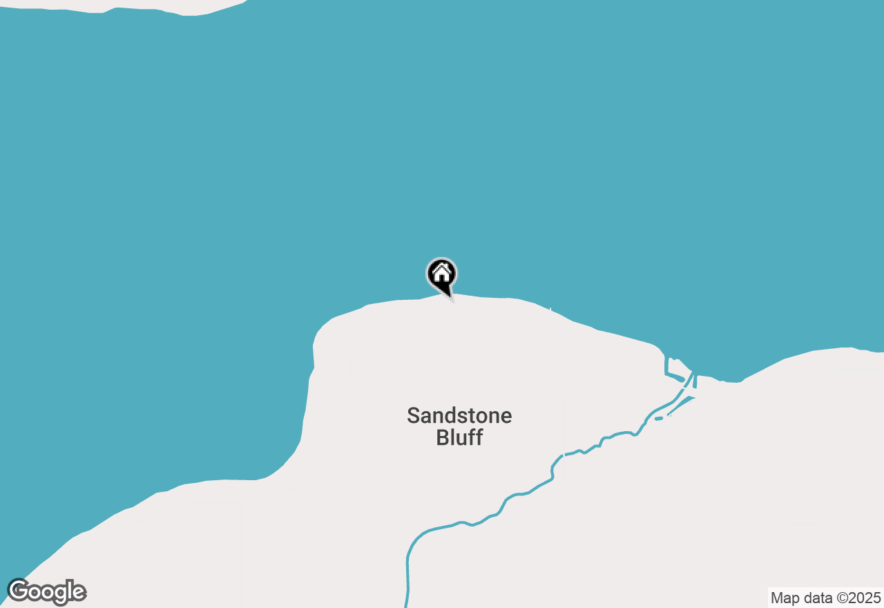 Map of W1652 Sandstone Avenue, Green Lake, WI 54941