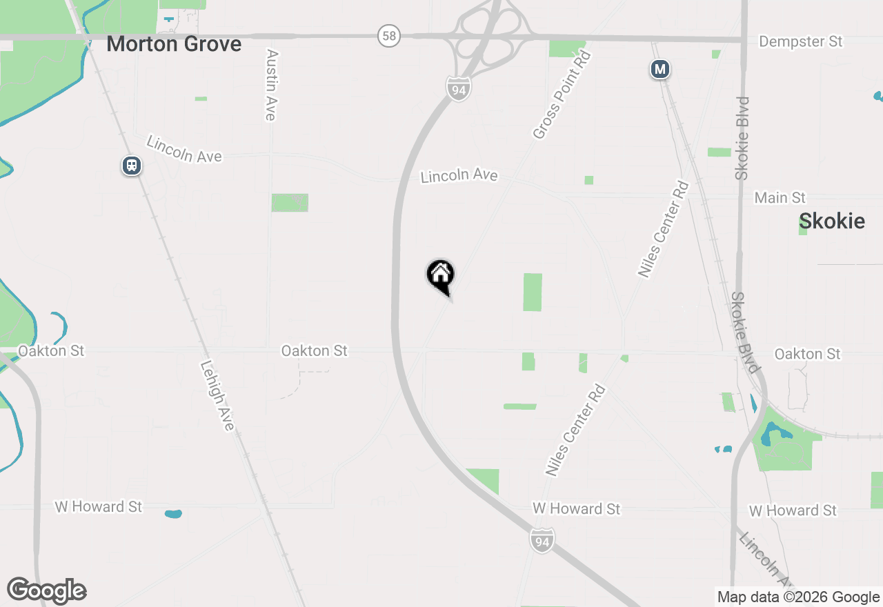 Map of 8104 Gross Point Road, Morton Grove, IL 60053
