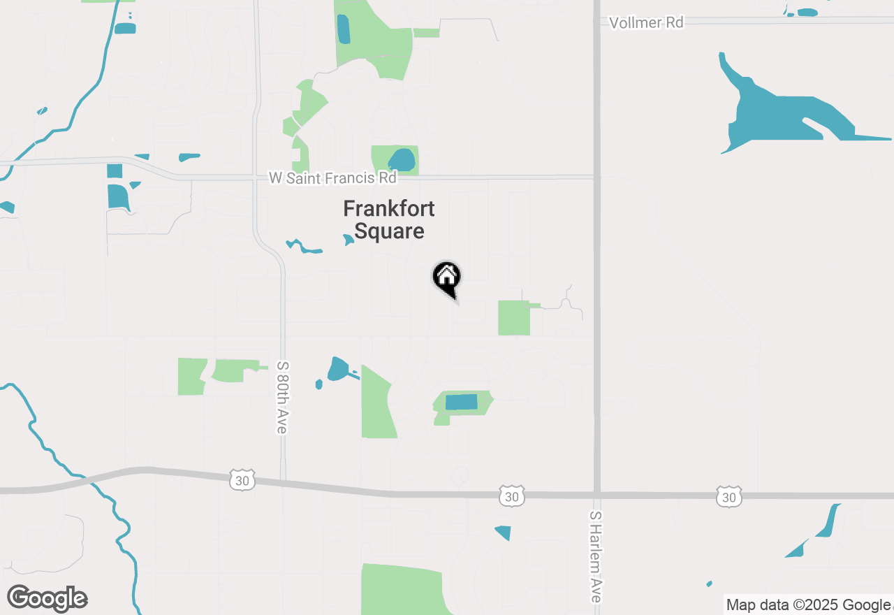 Map of 20618 S Green Meadow Lane, Frankfort, IL 60423
