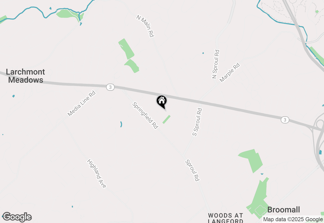 Map of 29 Schoolhouse Lane, Broomall, PA 19008