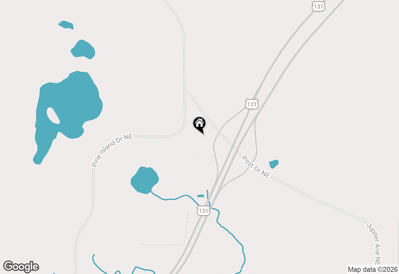 Map of 7045 Shamley Avenue Ne, Belmont, MI 49306