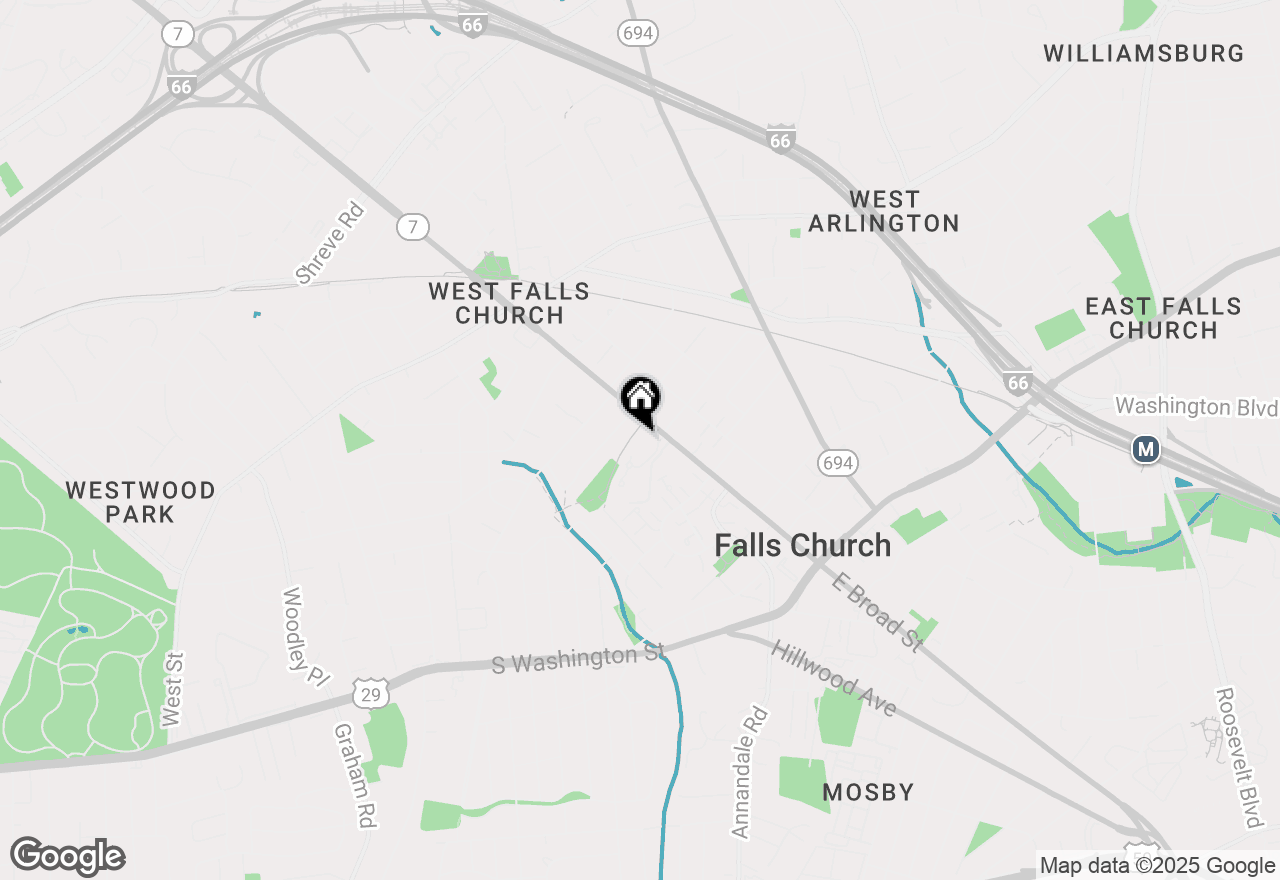 Map of 513 W Broad Street #602, Falls Church, VA 22046