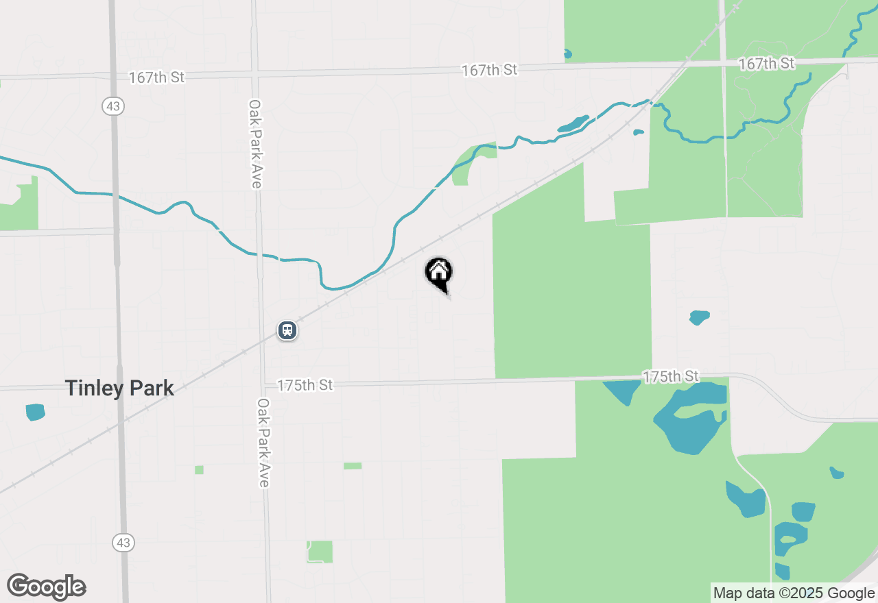 Map of 17301 Ulster Drive, Tinley Park, IL 60477