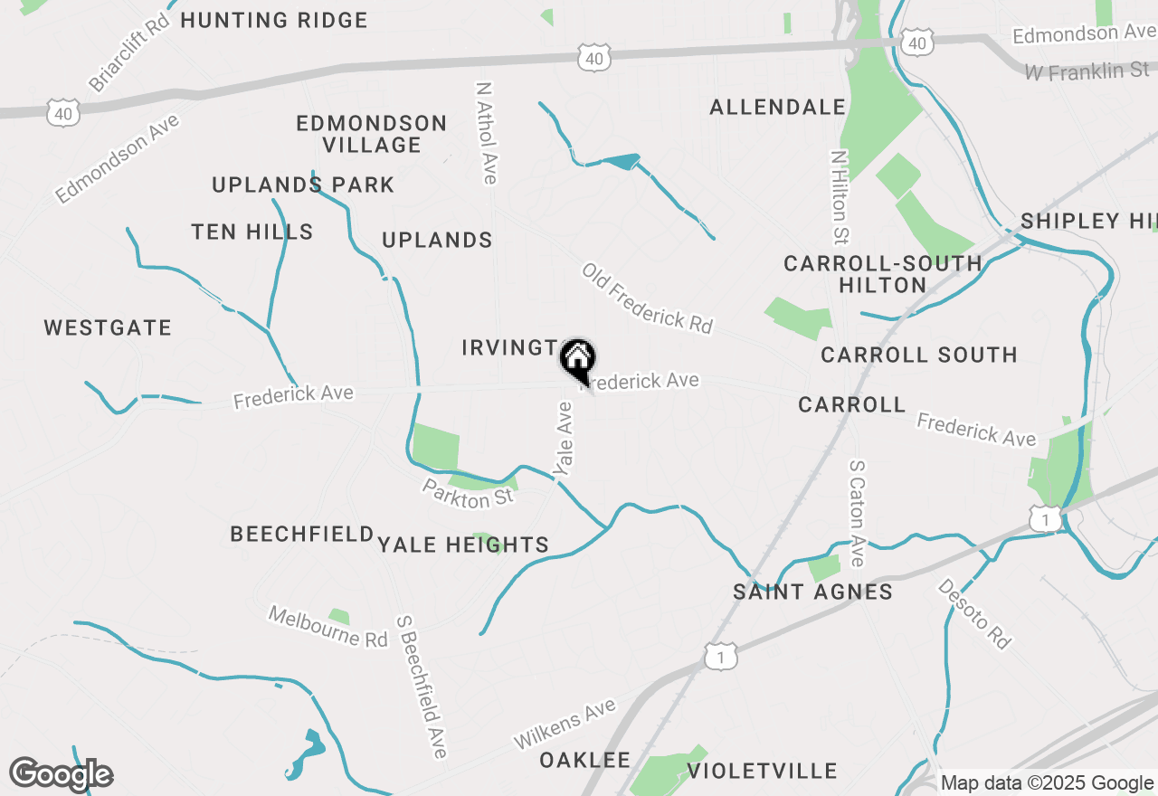 Map of 300 S Augusta Avenue, Baltimore, MD 21229