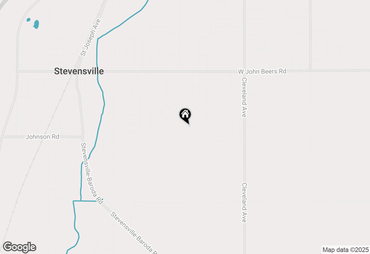 Map of 6044 Wabash Lane, Stevensville, MI 49127
