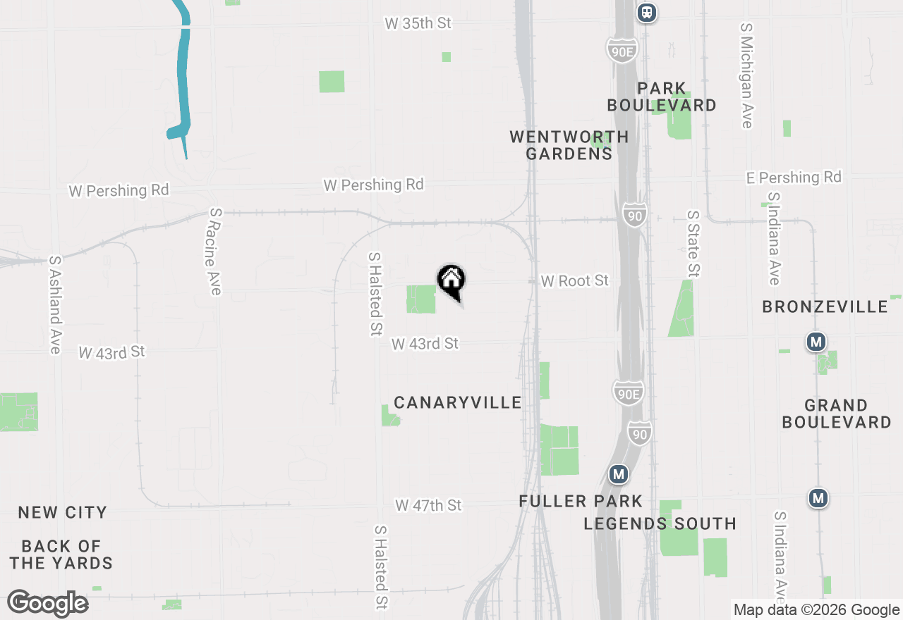 Map of 4190 S Wallace Street, Chicago, IL 60609