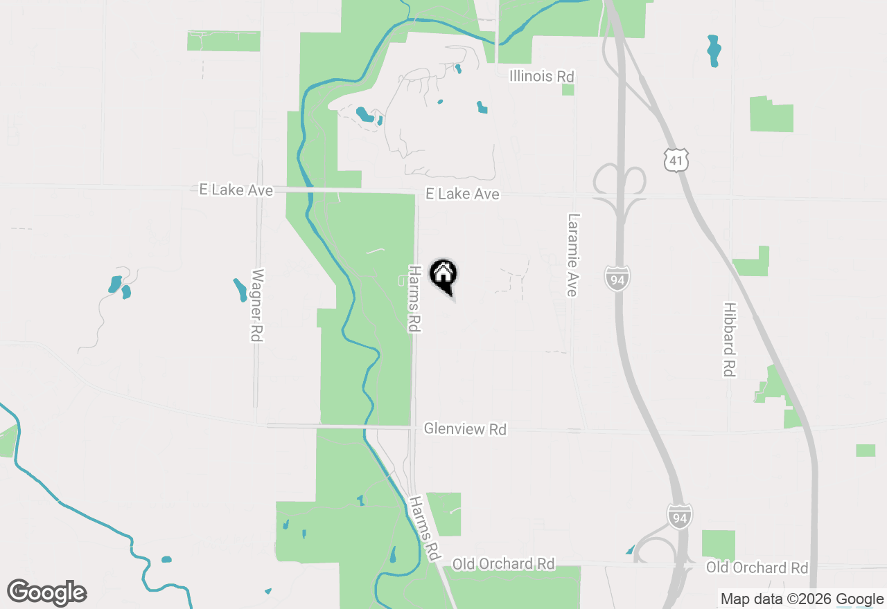 Map of 1103 Arbor Lane, Glenview, IL 60025