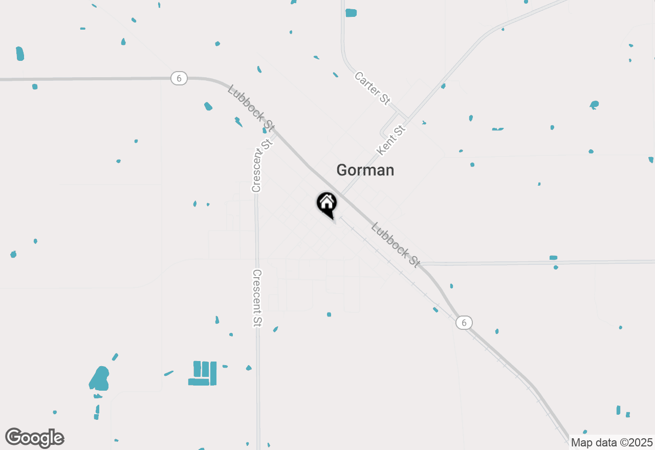 Map of 109 E Roberts Street, Gorman, TX 76454