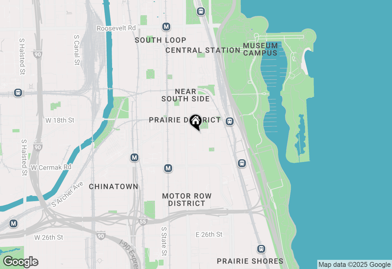 Map of 1910 S Indiana Avenue #215, Chicago, IL 60616