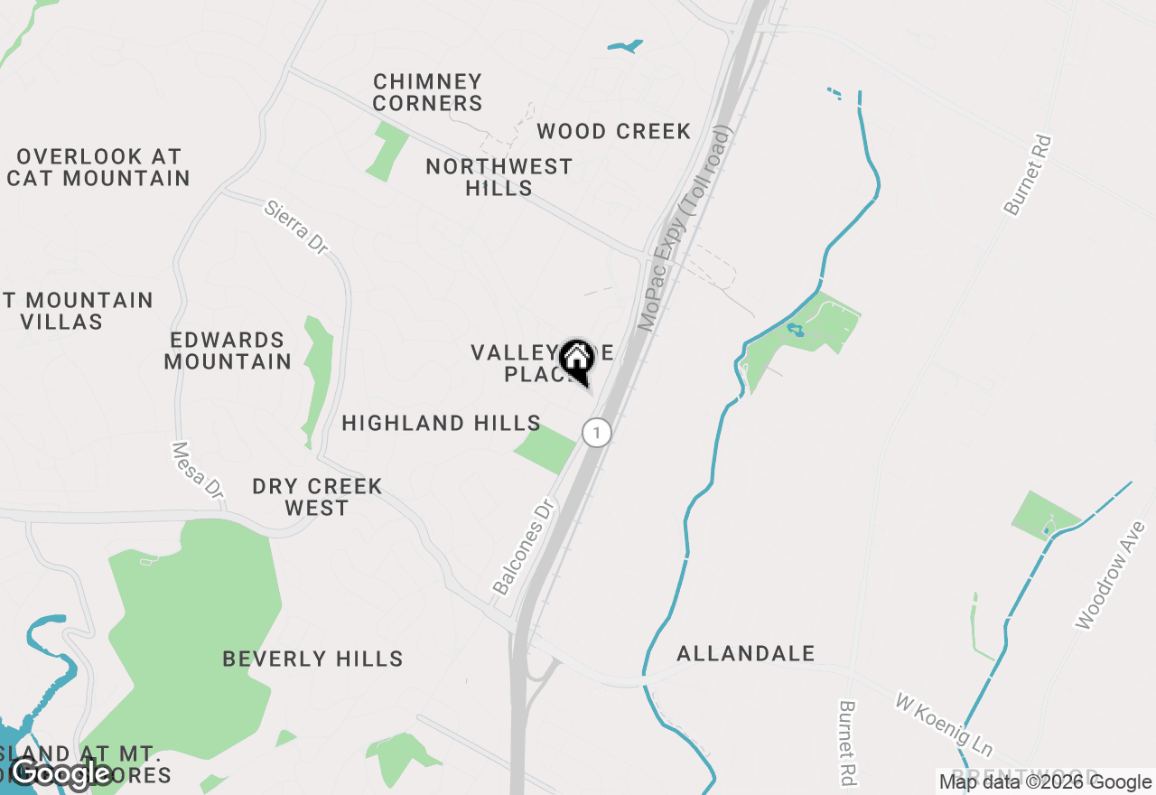 Map of 6501 E Hill Dr #203, Austin, TX 78731