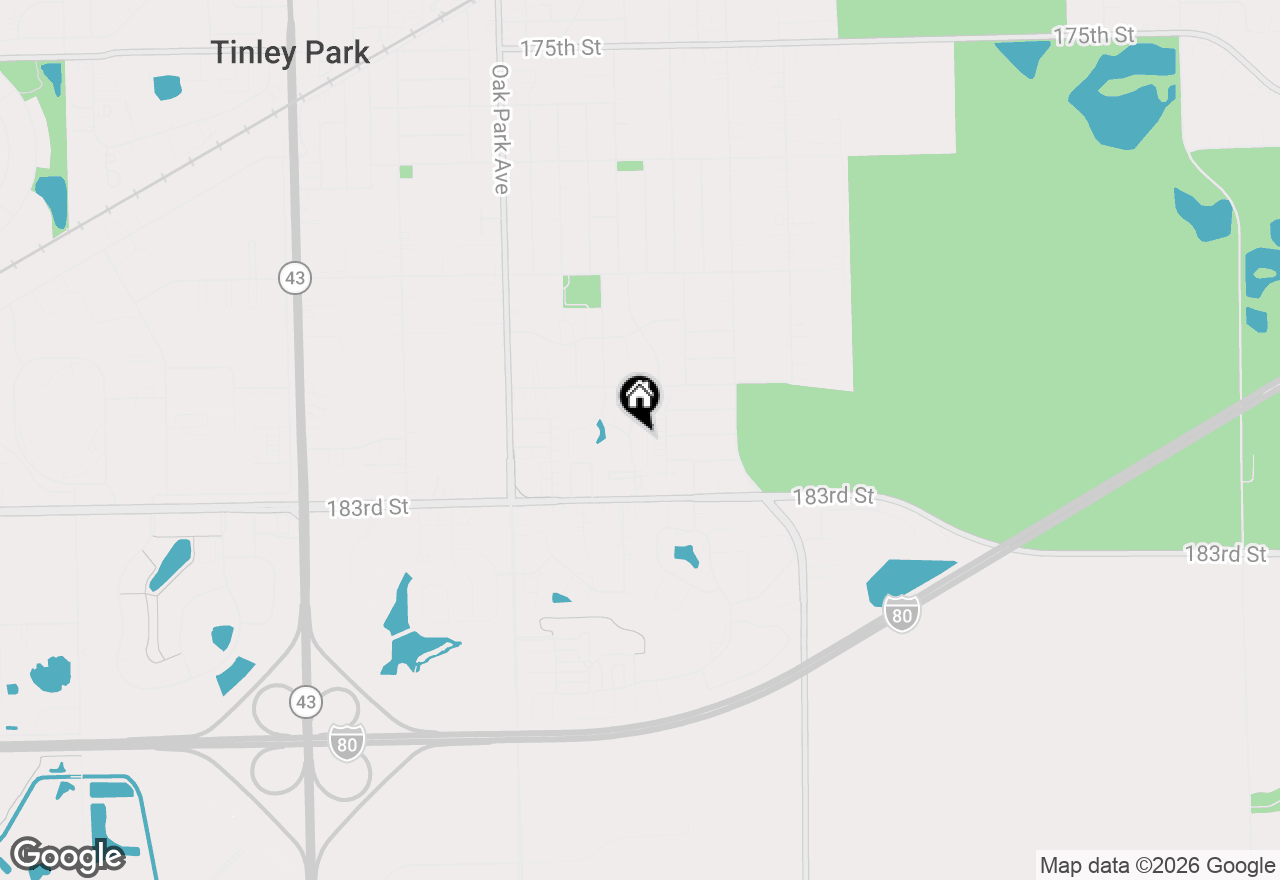 Map of 18136 Rita Road #3C, Tinley Park, IL 60477