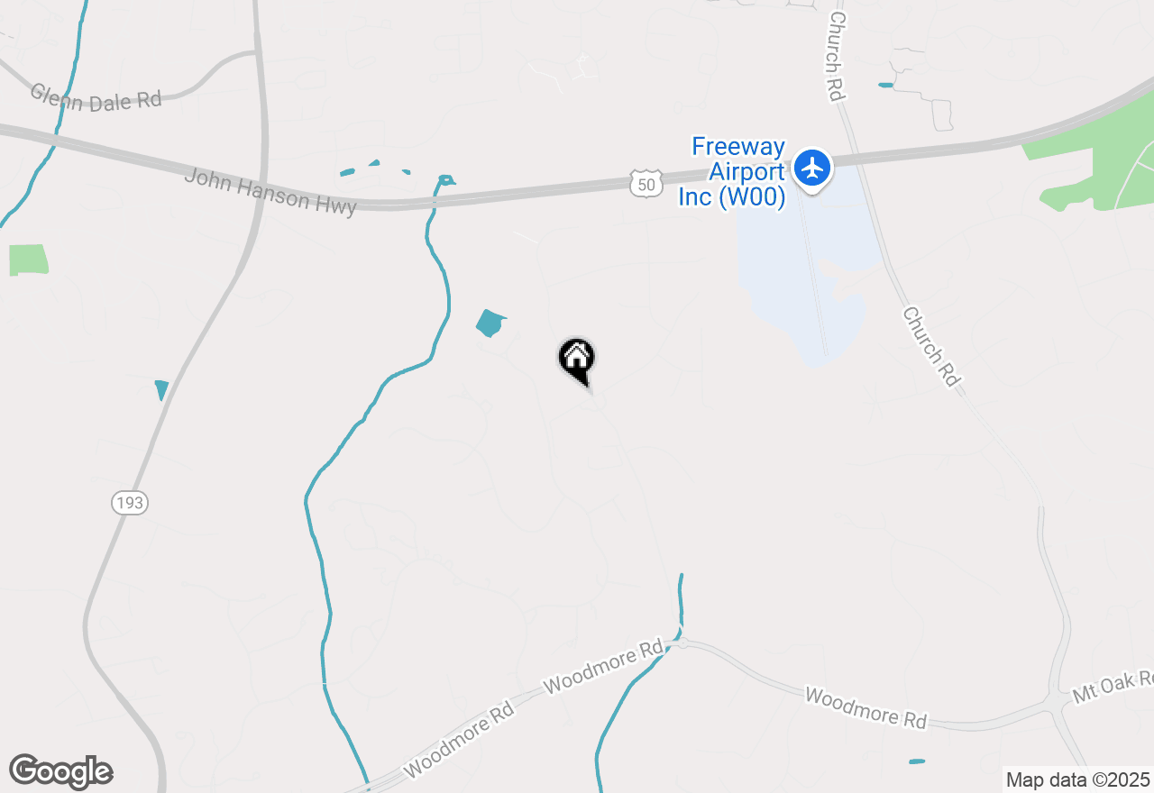 Map of 12806 Contee Manor Road, Bowie, MD 20721