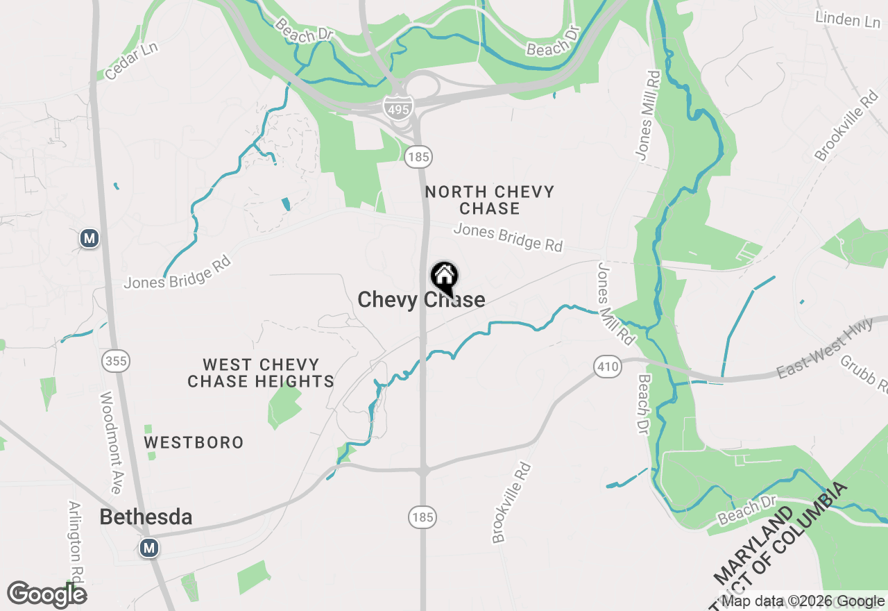 Map of 8525 Chevy Chase Lake Terrace #BARRETT - 550/VARIES, Chevy Chase, MD 20815