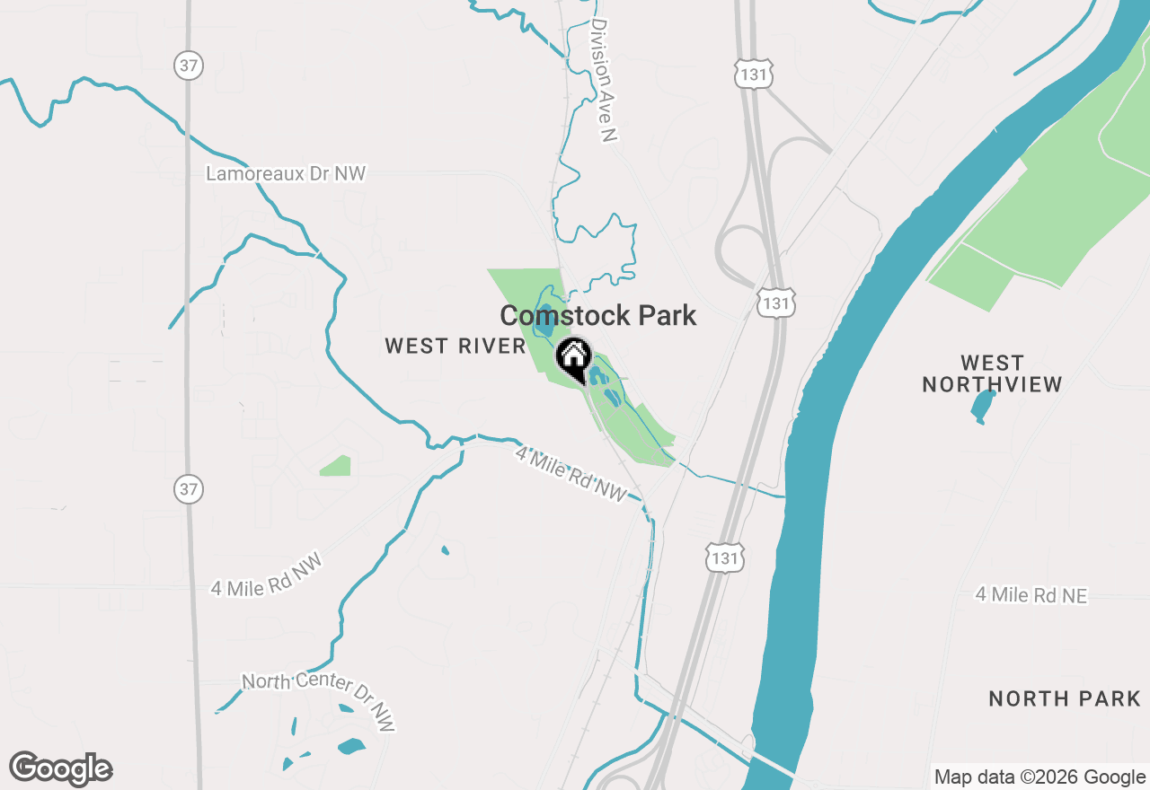 Map of 4035 Leland Avenue Nw, Comstock Park, MI 49321