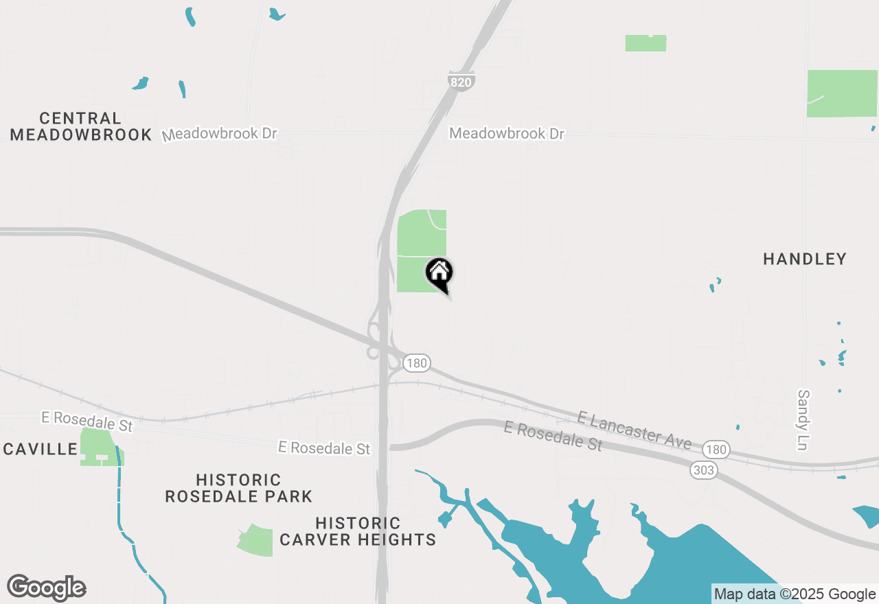 Map of 2909 Malcolm Street, Fort Worth, TX 76112