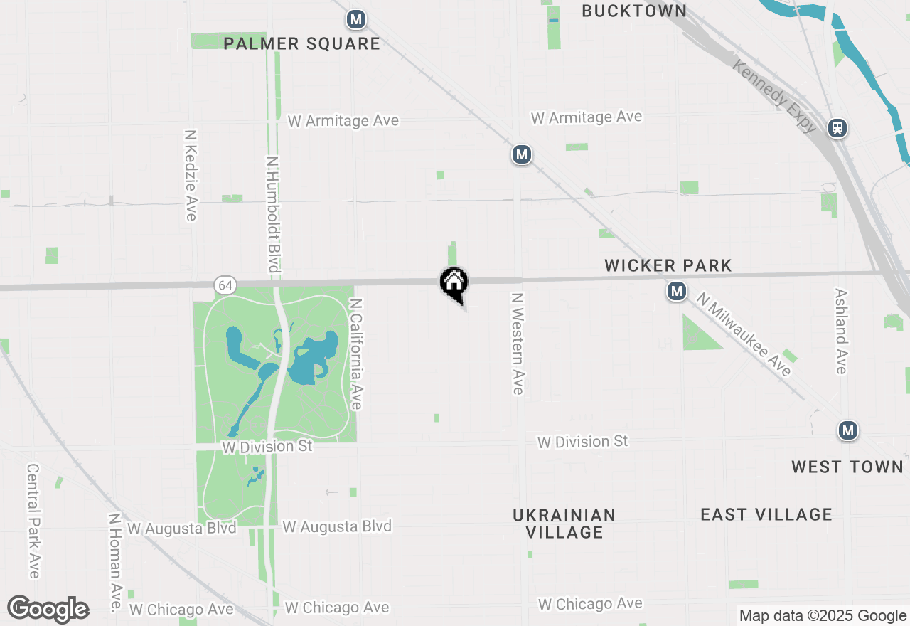 Map of 1510 N Maplewood Avenue #1, Chicago, IL 60622