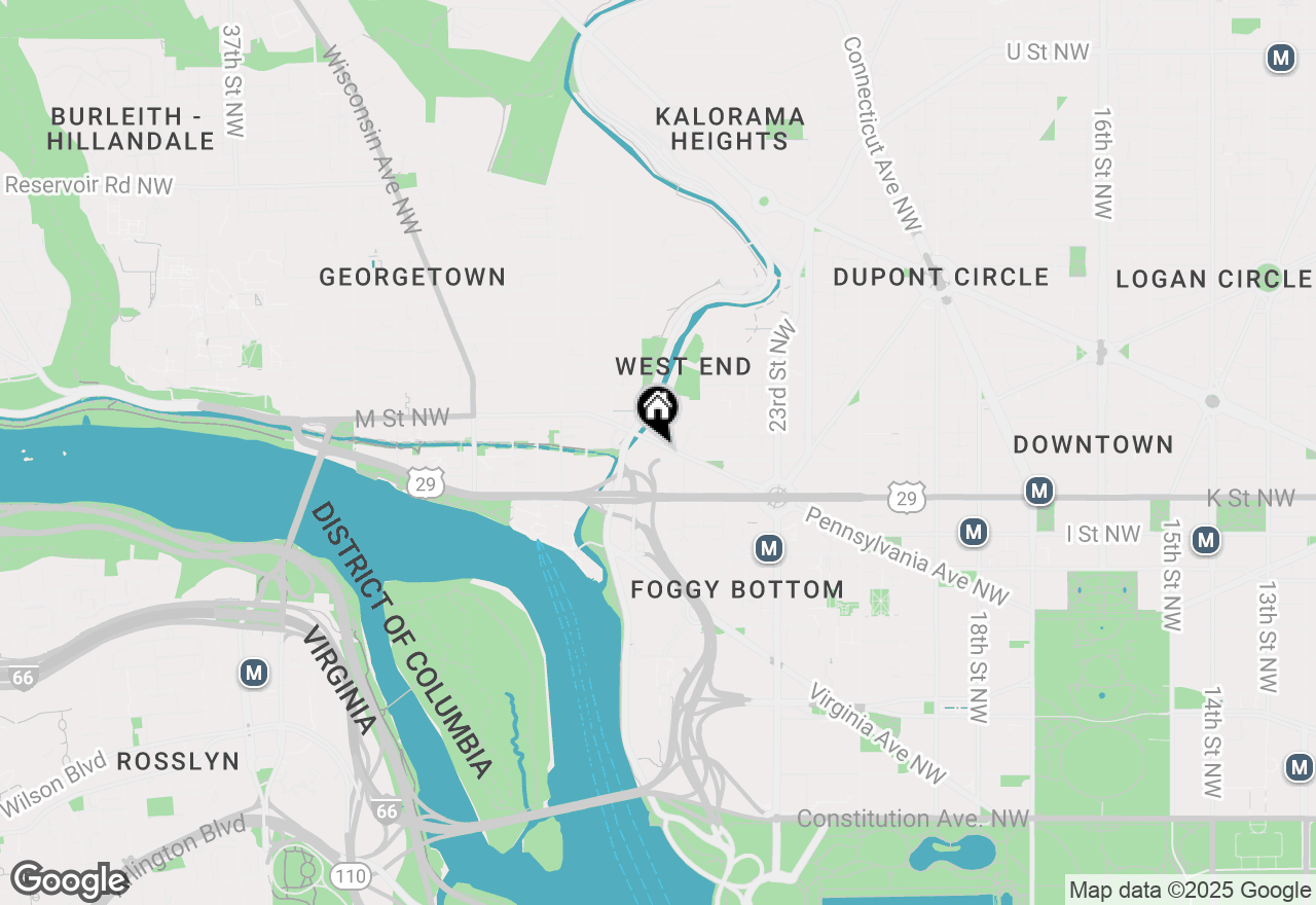 Map of 2600 Pennsylvania Avenue Nw #704, Washington, DC 20037