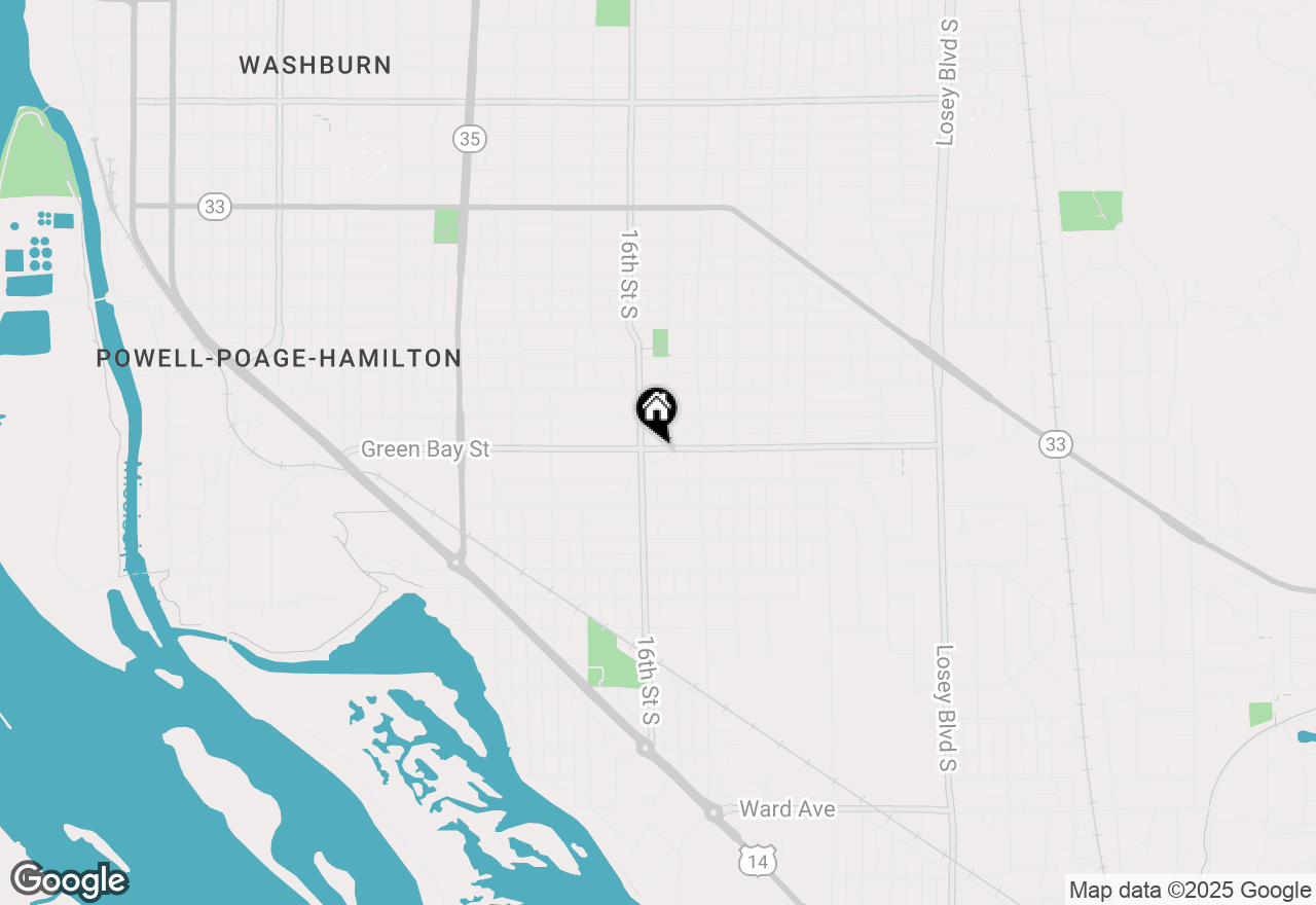 Map of 1612 Green Bay St, La Crosse, WI 54601