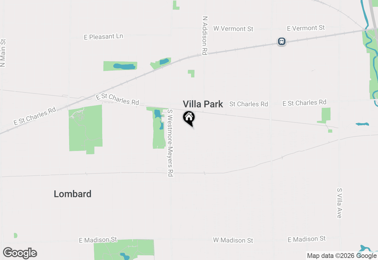 Map of 75 S 2nd Avenue, Lombard, IL 60148