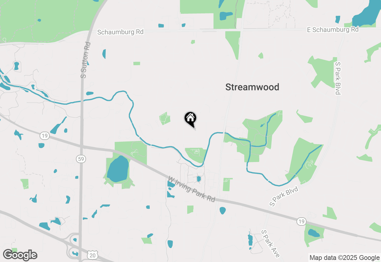 Map of 107 Janet Avenue, Streamwood, IL 60107