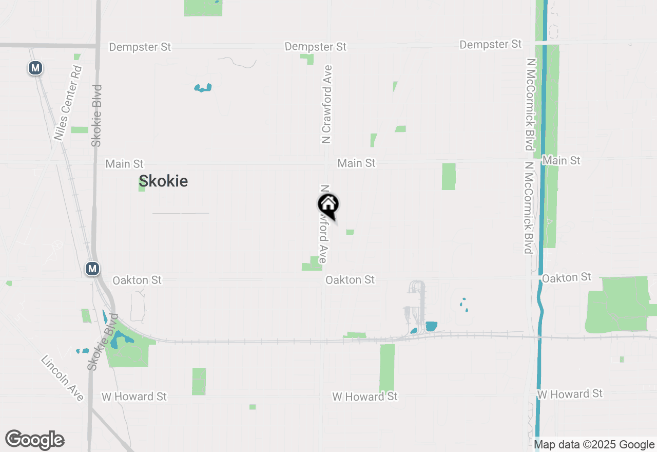 Map of 8151 Crawford Avenue, Skokie, IL 60076