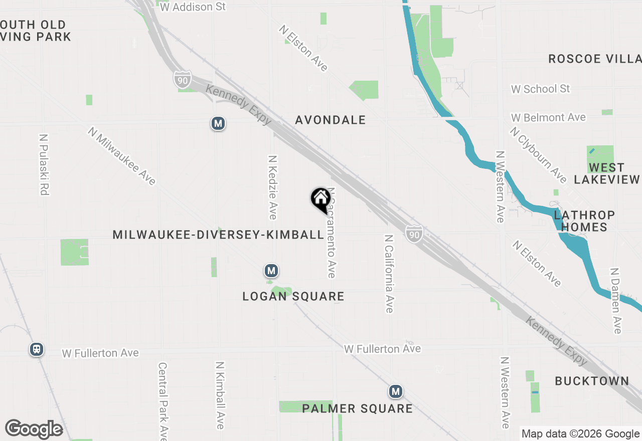 Map of 2827 N Whipple Street, Chicago, IL 60618