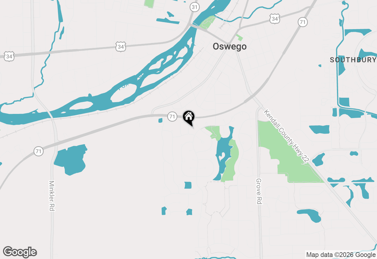 Map of 513 Northgate Circle, Oswego, IL 60543